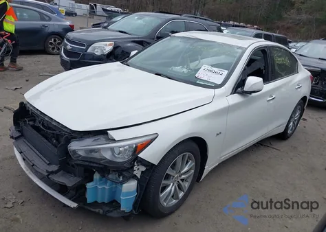 2016 Infiniti Q50 3.0T Premium из США, поврежденный, VIN JN1EV7AR2GM343296